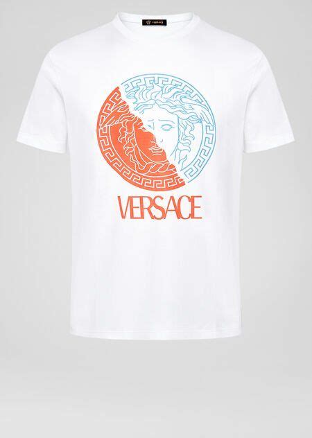 versace tee|Men's Designer Polos & Luxury T.